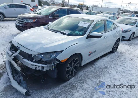 2021 Honda Civic Sport z USA, uszkodzony, nr VIN 2HGFC2F87MH538532